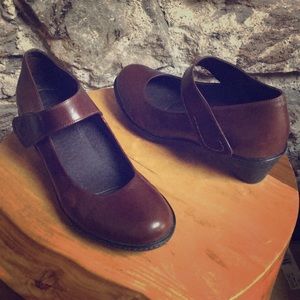 Dansko Brown Mary Janes